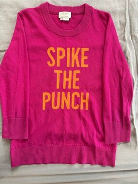 Kate Spade 'SPIKE THE PUNCH' Pullover Sweater